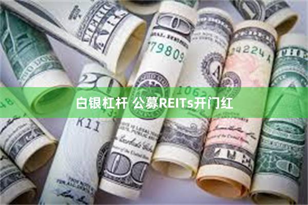 白银杠杆 公募REITs开门红