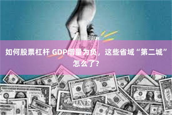 如何股票杠杆 GDP增量为负，这些省域“第二城”怎么了？