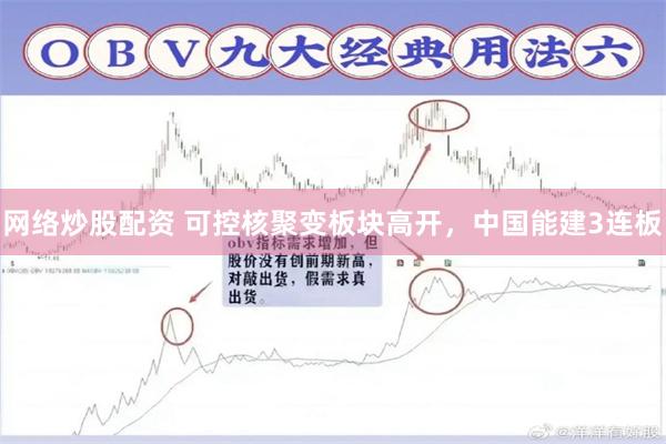 网络炒股配资 可控核聚变板块高开，中国能建3连板